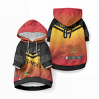 Papua New Guinea Custom Rugby The Kumuls Pet Hoodie Motuan Inspired Pattern