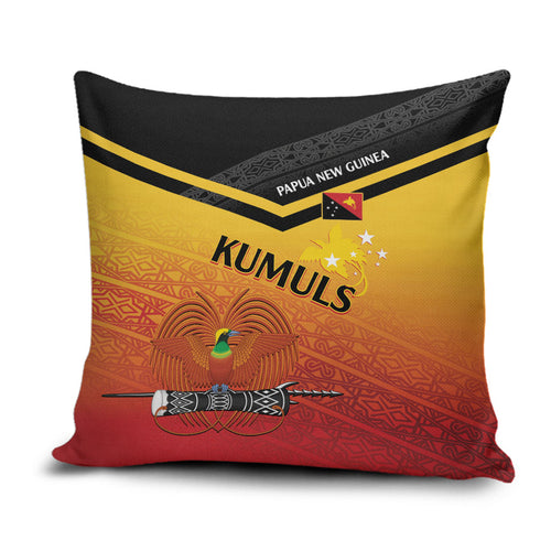 Papua New Guinea Rugby The Kumuls Pillow Cover Motuan Inspired Pattern
