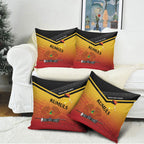 Papua New Guinea Rugby The Kumuls Pillow Cover Motuan Inspired Pattern