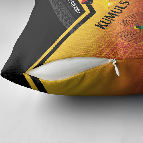 Papua New Guinea Rugby The Kumuls Pillow Cover Motuan Inspired Pattern