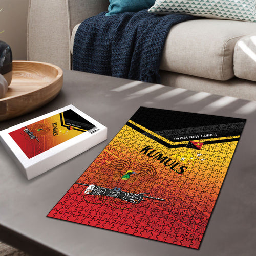 Papua New Guinea Rugby The Kumuls Puzzle Motuan Inspired Pattern