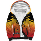 Papua New Guinea Custom Rugby The Kumuls Sherpa Hoodie Motuan Inspired Pattern