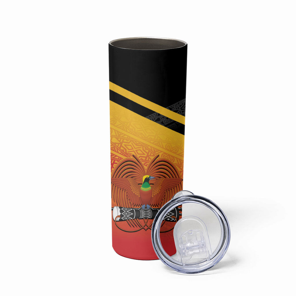 Papua New Guinea Rugby The Kumuls Skinny Tumbler Motuan Inspired Pattern