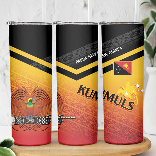 Papua New Guinea Rugby The Kumuls Skinny Tumbler Motuan Inspired Pattern