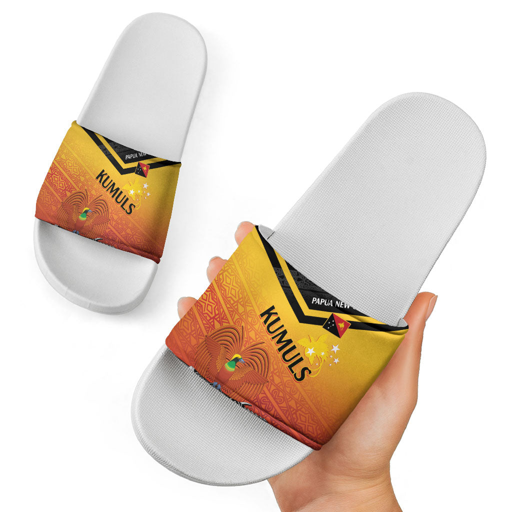 Papua New Guinea Rugby The Kumuls Slide Sandals Motuan Inspired Pattern