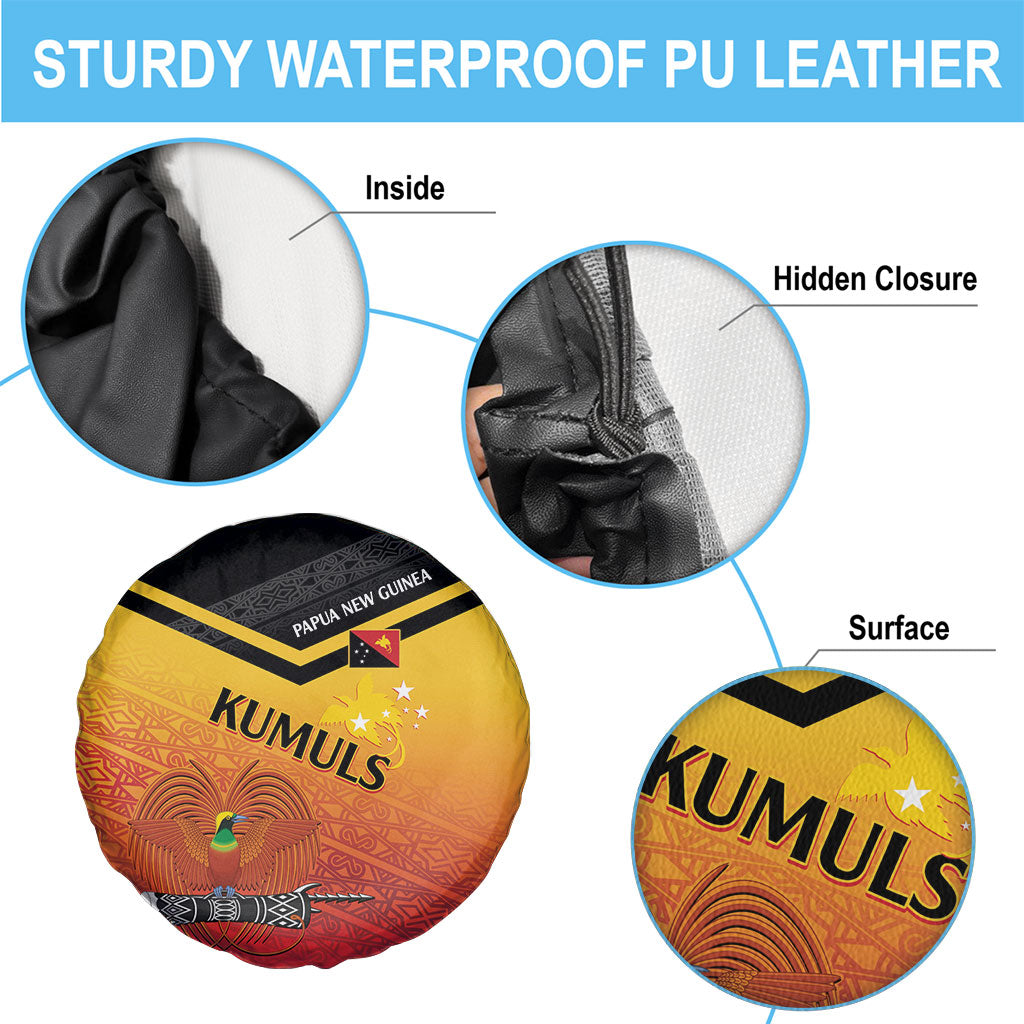 Papua New Guinea Rugby The Kumuls Spare Tire Cover Motuan Inspired Pattern