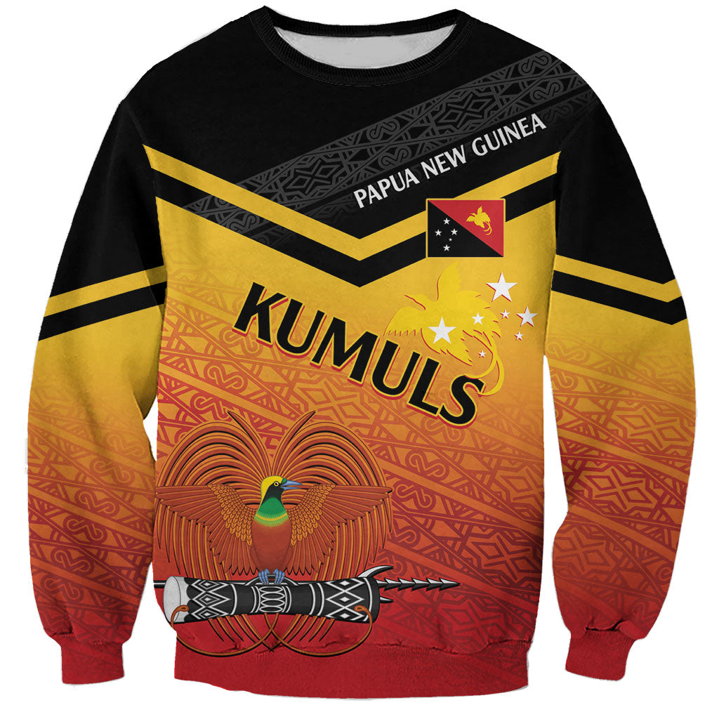 Papua New Guinea Custom Rugby The Kumuls Sweatshirt Motuan Inspired Pattern