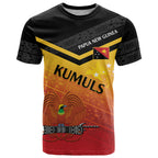 Papua New Guinea Custom Rugby The Kumuls T Shirt Motuan Inspired Pattern