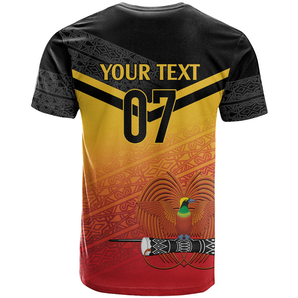 Papua New Guinea Custom Rugby The Kumuls T Shirt Motuan Inspired Pattern