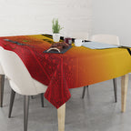 Papua New Guinea Rugby The Kumuls Tablecloth Motuan Inspired Pattern