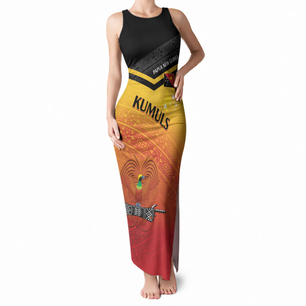 Papua New Guinea Custom Rugby The Kumuls Tank Maxi Dress Motuan Inspired Pattern