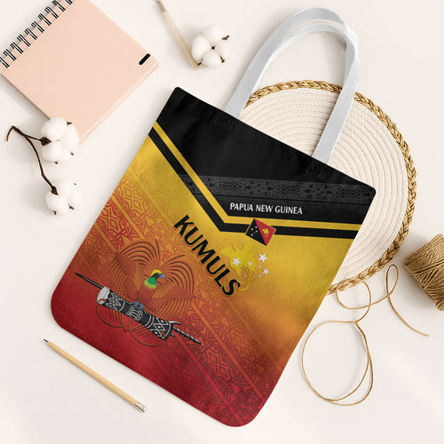 Papua New Guinea Rugby The Kumuls Tote Bag Motuan Inspired Pattern