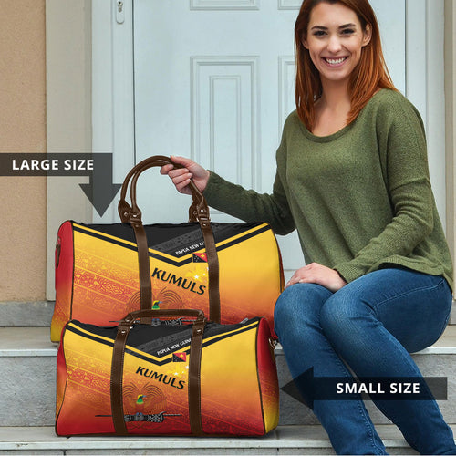 Papua New Guinea Rugby The Kumuls Travel Bag Motuan Inspired Pattern
