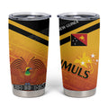 Papua New Guinea Rugby The Kumuls Tumbler Cup Motuan Inspired Pattern
