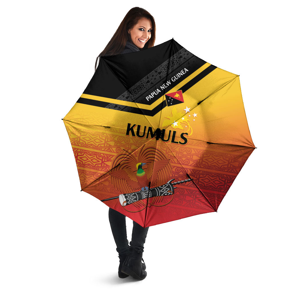 Papua New Guinea Rugby The Kumuls Umbrella Motuan Inspired Pattern
