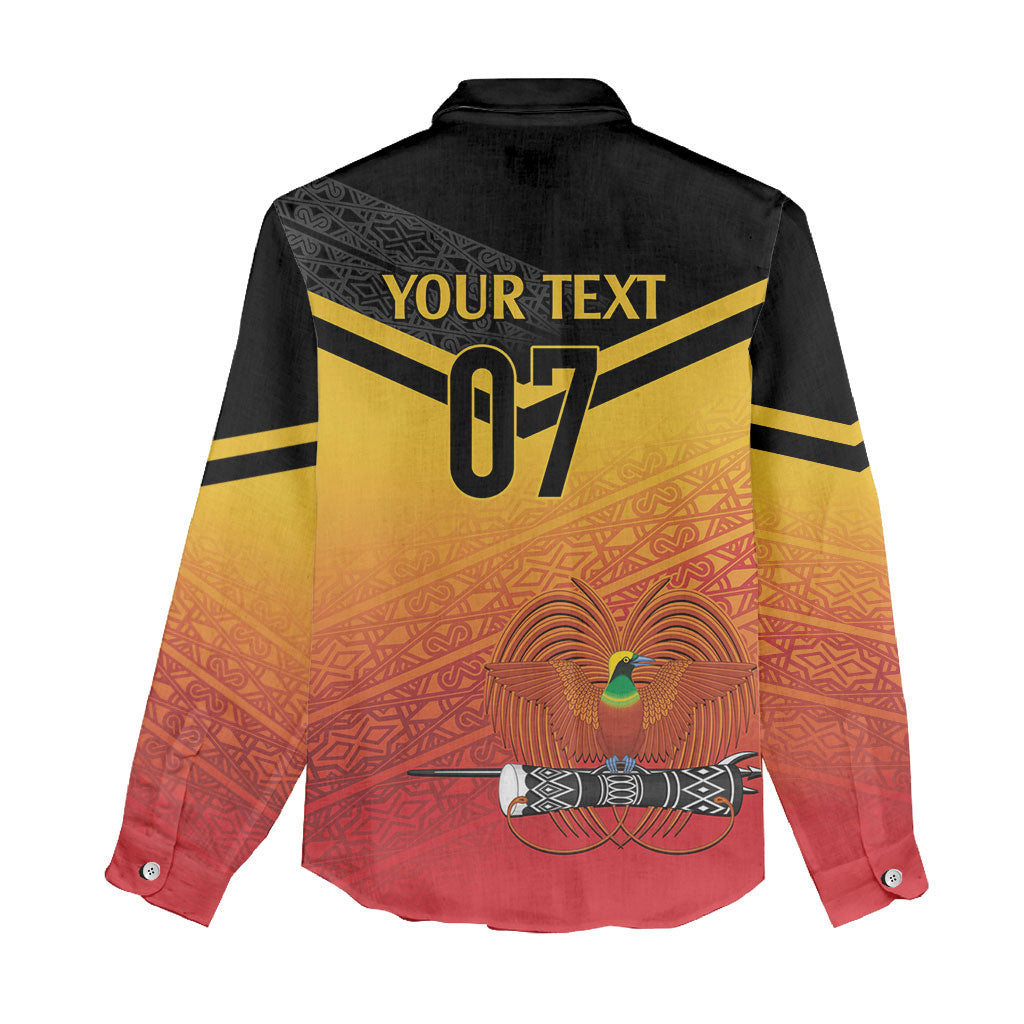 Papua New Guinea Custom Rugby The Kumuls Women Casual Shirt Motuan Inspired Pattern
