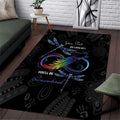 Personalised Australia Indigenous Memorial Area Rug As Long As I Breathe You'll Be Remembered