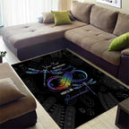Personalised Australia Indigenous Memorial Area Rug As Long As I Breathe You'll Be Remembered