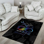 Personalised Australia Indigenous Memorial Area Rug As Long As I Breathe You'll Be Remembered