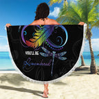 Personalised Australia Indigenous Memorial Beach Blanket As Long As I Breathe You'll Be Remembered