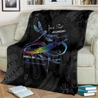Personalised Australia Indigenous Memorial Blanket As Long As I Breathe You'll Be Remembered
