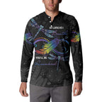 Personalised Australia Indigenous Memorial Button Sweatshirt As Long As I Breathe You'll Be Remembered