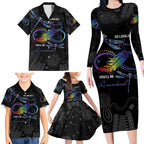 Personalised Australia Indigenous Memorial Family Matching Long Sleeve Bodycon Dress and Hawaiian Shirt As Long As I Breathe You'll Be Remembered
