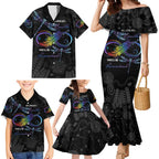 Personalised Australia Indigenous Memorial Family Matching Mermaid Dress and Hawaiian Shirt As Long As I Breathe You'll Be Remembered