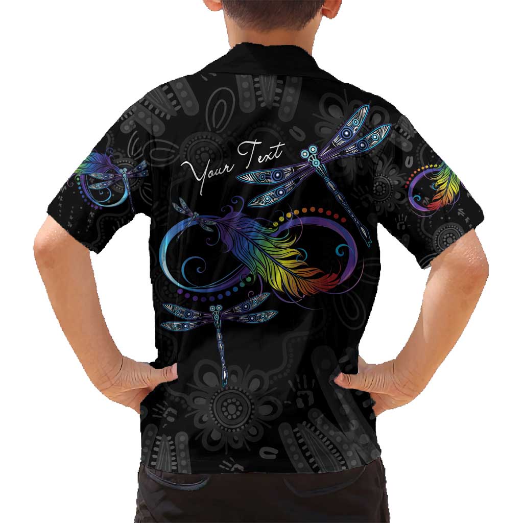 Personalised Australia Indigenous Memorial Family Matching Off Shoulder Maxi Dress and Hawaiian Shirt As Long As I Breathe You'll Be Remembered