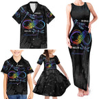 Personalised Australia Indigenous Memorial Family Matching Tank Maxi Dress and Hawaiian Shirt As Long As I Breathe You'll Be Remembered