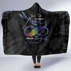Personalised Australia Indigenous Memorial Hooded Blanket As Long As I Breathe You'll Be Remembered