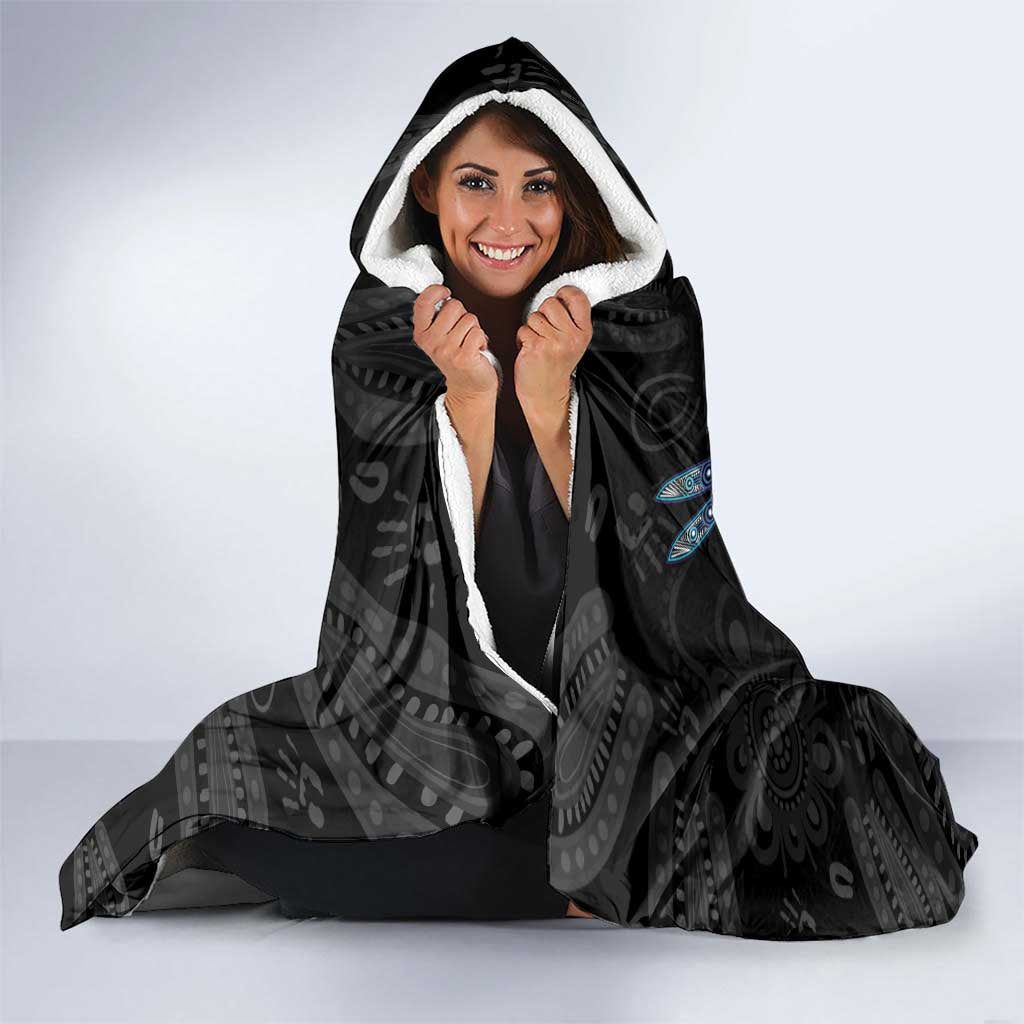 Personalised Australia Indigenous Memorial Hooded Blanket As Long As I Breathe You'll Be Remembered