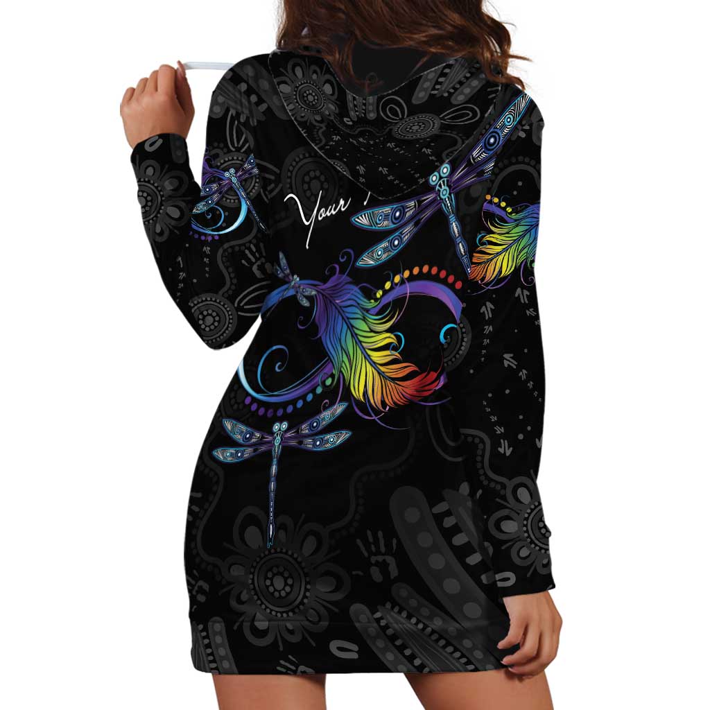 Personalised Australia Indigenous Memorial Hoodie Dress As Long As I Breathe You'll Be Remembered
