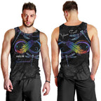 Personalised Australia Indigenous Memorial Men Tank Top As Long As I Breathe You'll Be Remembered