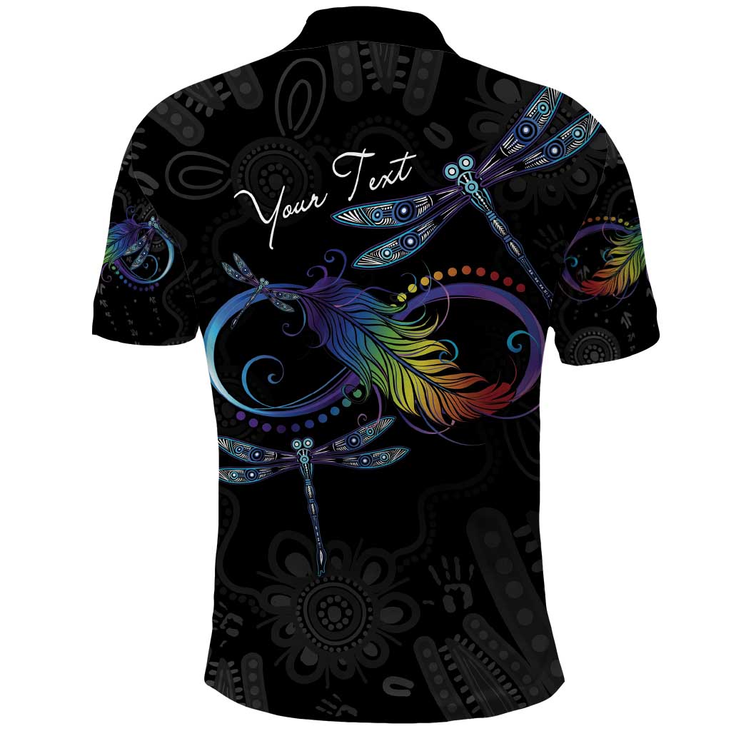 Personalised Australia Indigenous Memorial Polo Shirt As Long As I Breathe You'll Be Remembered