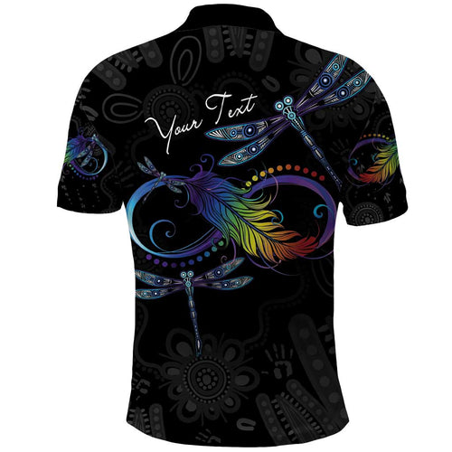 Personalised Australia Indigenous Memorial Polo Shirt As Long As I Breathe You'll Be Remembered