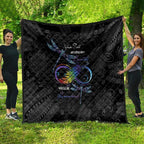 Personalised Australia Indigenous Memorial Quilt As Long As I Breathe You'll Be Remembered