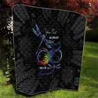Personalised Australia Indigenous Memorial Quilt As Long As I Breathe You'll Be Remembered