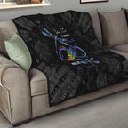 Personalised Australia Indigenous Memorial Quilt As Long As I Breathe You'll Be Remembered