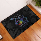 Personalised Australia Indigenous Memorial Rubber Doormat As Long As I Breathe You'll Be Remembered