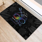 Personalised Australia Indigenous Memorial Rubber Doormat As Long As I Breathe You'll Be Remembered