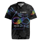 Personalised Australia Indigenous Memorial Rugby Jersey As Long As I Breathe You'll Be Remembered