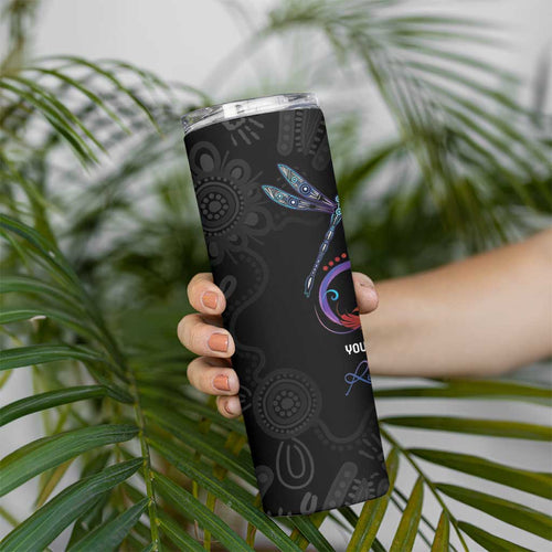 Personalised Australia Indigenous Memorial Skinny Tumbler As Long As I Breathe You'll Be Remembered