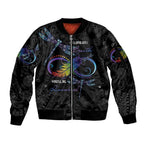 Personalised Australia Indigenous Memorial Sleeve Zip Bomber Jacket As Long As I Breathe You'll Be Remembered
