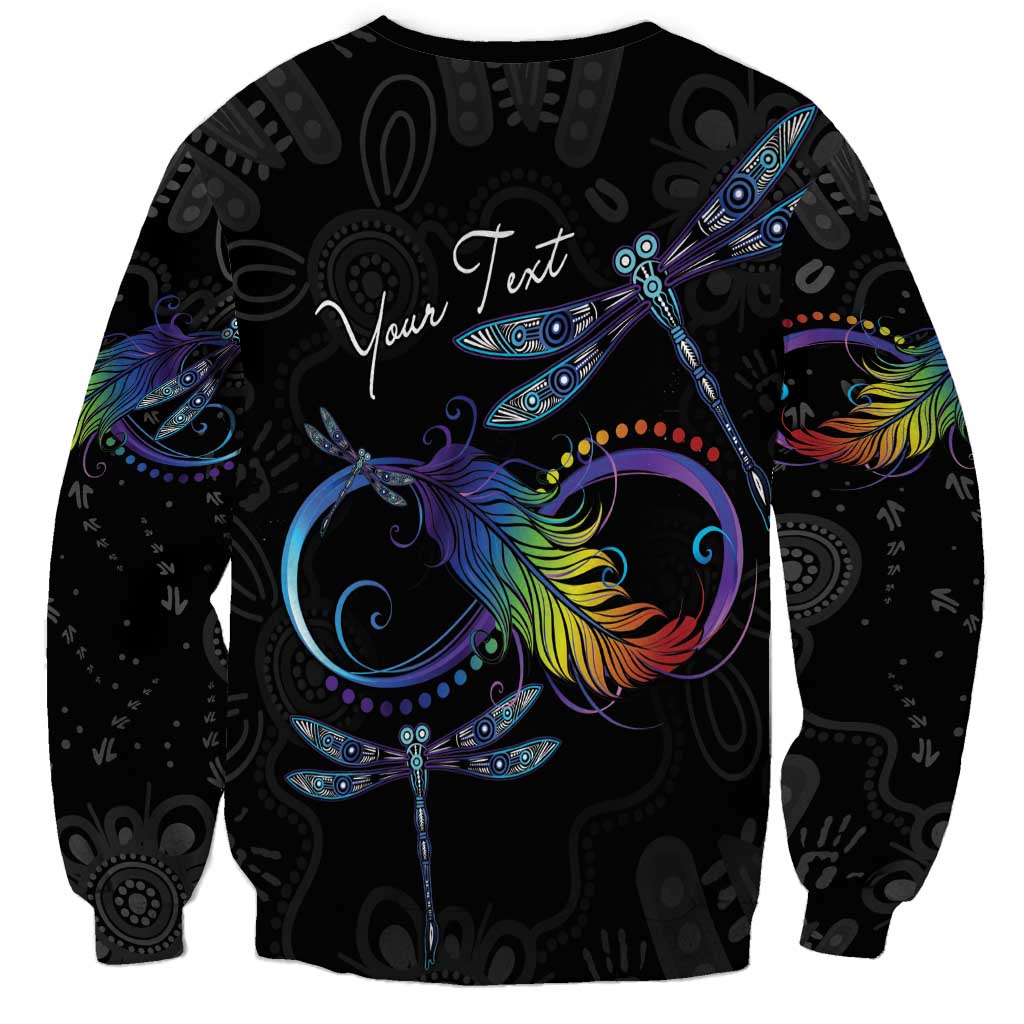 Personalised Australia Indigenous Memorial Sweatshirt As Long As I Breathe You'll Be Remembered