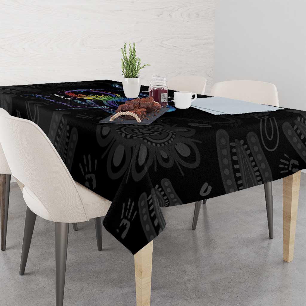 Personalised Australia Indigenous Memorial Tablecloth As Long As I Breathe You'll Be Remembered