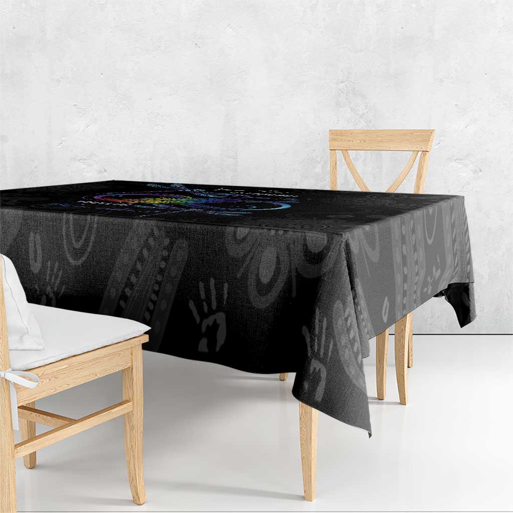 Personalised Australia Indigenous Memorial Tablecloth As Long As I Breathe You'll Be Remembered
