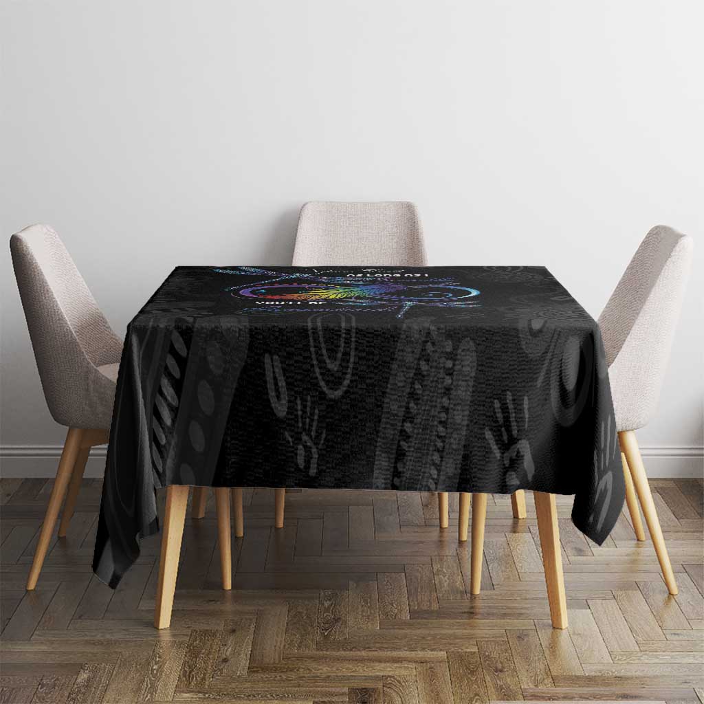 Personalised Australia Indigenous Memorial Tablecloth As Long As I Breathe You'll Be Remembered