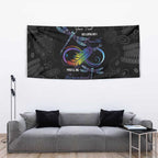 Personalised Australia Indigenous Memorial Tapestry As Long As I Breathe You'll Be Remembered