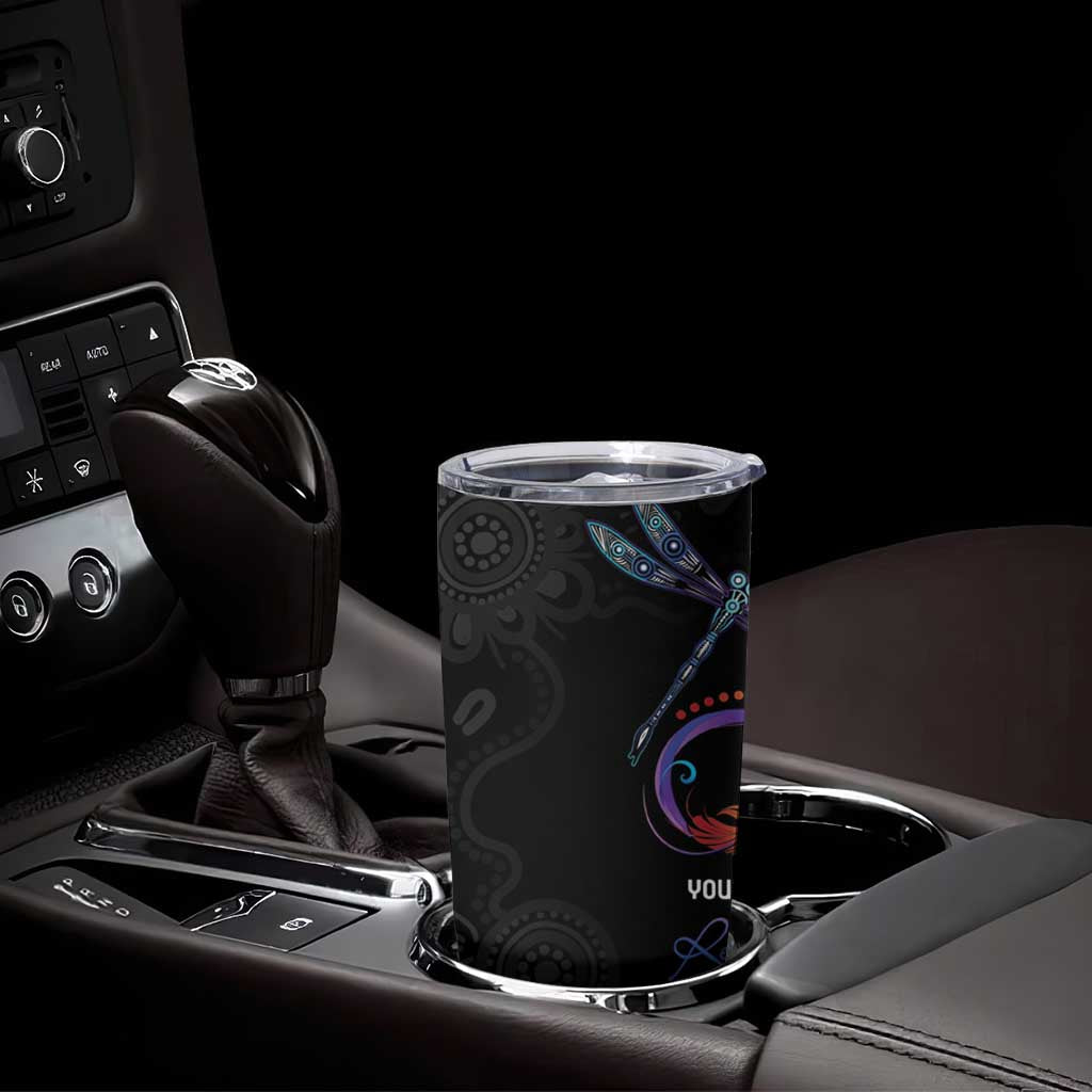 Personalised Australia Indigenous Memorial Tumbler Cup As Long As I Breathe You'll Be Remembered